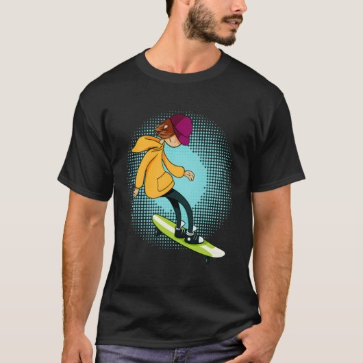Skater, die Cool Skateboarding-Geschenk für Ska ha T-Shirt (Vorderseite)