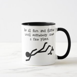 Skater Faceplant Tasse