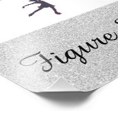 Skater für die Girl-Abbildung Personalisiert Fotodruck (Ecke)