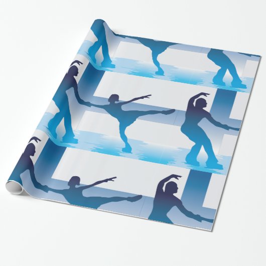 Skater für finnische Abbildung Geschenkpapier (Ungerollt)