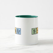 Skater gemacht von den Elementen Tasse (Zentrum)