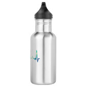 Skater-Geschenk Skateboard Edelstahlflasche (Rechts)