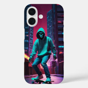 Skater Ghost iPhone 16 Hülle