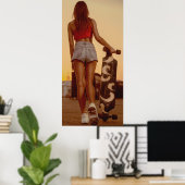 Skater Girl Doster Poster (Heimbüro)