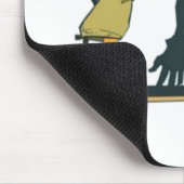 Skater Girl in Motion - Mousepad (Ecke)