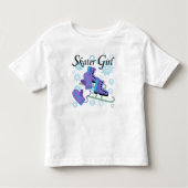 Skater Girl Kleinkind T-shirt (Vorderseite)
