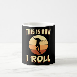 Skater Girl Sk8 Skateboard Skaten Retro Geschenk I Kaffeetasse
