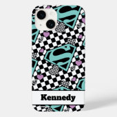 Skater Girl Supergirl Herz S Schild Case-Mate iPhone Hülle (Rückseite)