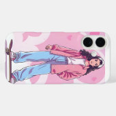 Skater Girl Vibes - Pastellästhetische Collage Case-Mate iPhone Hülle (Rückseite (Horizontal))