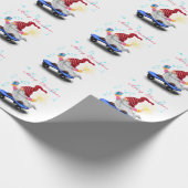 Skater Gnome mit Geschenkpapier (Ecke)