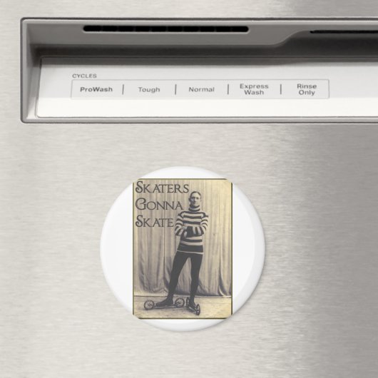 Skater Gonna Skate... Magnet (In Situ (Geschirrspüler))