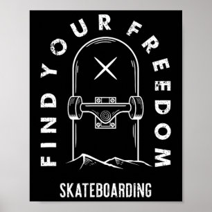 Skater haben Spaß Pro Skateboarding Leben für Teen Poster
