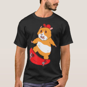 Skater Hamster Lustiger Skateboarder Skaten Cool G T-Shirt