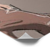 Skater im Street Poster (Ecke)