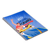 Skater in Aktion: Motivierend Behaltend Fortschrit Notizblock (Rechte Seite)