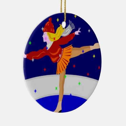 Skater Keramik Ornament (Rechts)