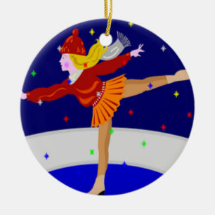 Skater Keramik Ornament