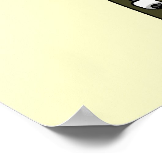 Skater-Kickflip-Poster Poster (Ecke)