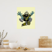 Skater-Kickflip-Poster Poster (Küche)