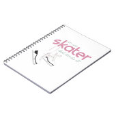 Skater Lands It Notizblock (Linke Seite)