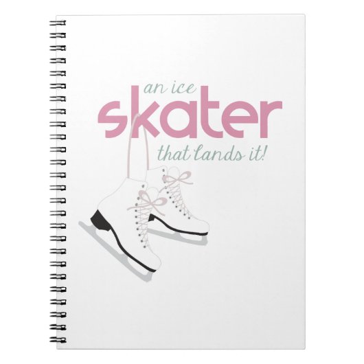 Skater Lands It Notizblock (Vorderseite)