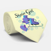 Skater-Mädchen Krawatte (Gerollt)