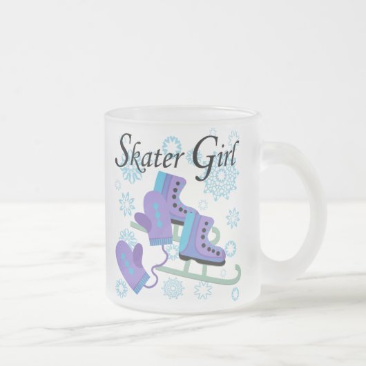 Skater-Mädchen Mattglastasse (Rechts)