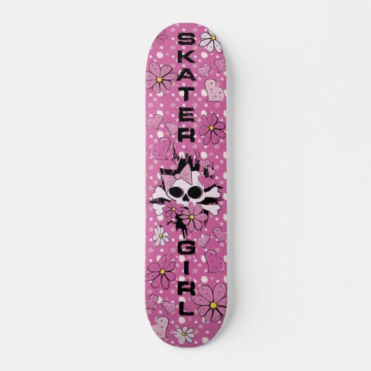Skater-Mädchen Skateboard (Vorne)