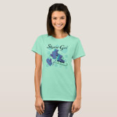 Skater-Mädchen T-Shirt (Vorne ganz)