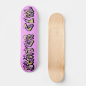 Skater-MädchenGraffitiSkateboard Skateboard (Vorderseite)