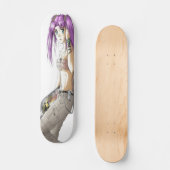 Skater-MädchenSkateboard Skateboard (Vorderseite)