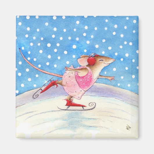 Skater-Magnet der Maus Magnet (Vorne)