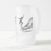 Skater Mattglas Bierglas (VorderseiteRechts)