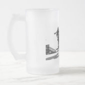 Skater Mattglas Bierglas (Links)