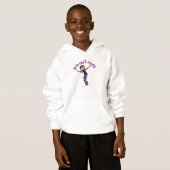 Skater mit Helm Hoodie (Vorne ganz)