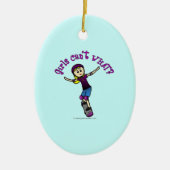 Skater mit Helm Keramikornament (Vorne)