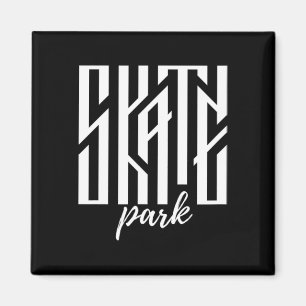 Skater mit Spaß Pro Skateboarding Leben Geschenk f Magnet