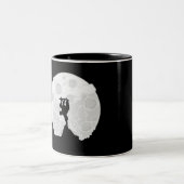 Skater Moon Zweifarbige Tasse (Mittel)