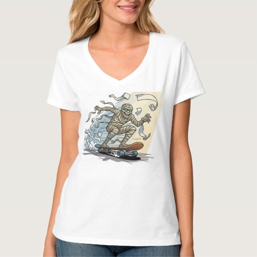 Skater Mummy Mayhem T-Shirt (Vorderseite)