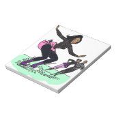 Skater Notizblock (Rotiert)