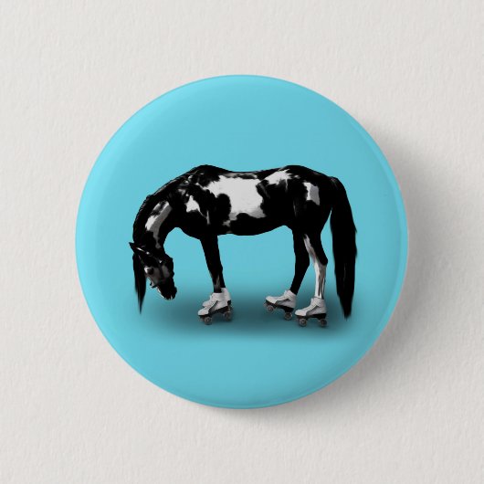 Skater-Pferd Button (Vorderseite)