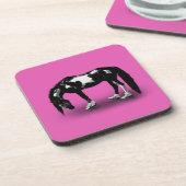 Skater-Pferd Getränkeuntersetzer (Linke Seite)