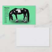 Skater-Pferd Visitenkarte (Vorne/Hinten)