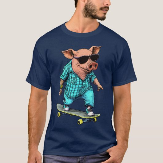 Skater Pig - Sows T - Shirt (Vorderseite)