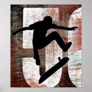Skater-Poster Poster