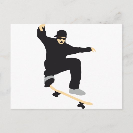 Skater Postkarte (Vorderseite)