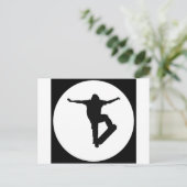 "Skater" Postkarte (Stehend Vorderseite)