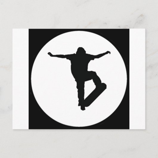 "Skater" Postkarte (Vorderseite)