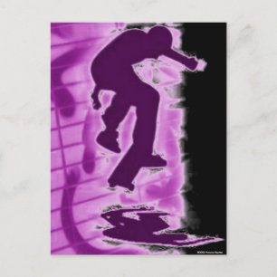 Skater Postkarte
