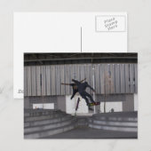 Skater Postkarte (Vorne/Hinten)